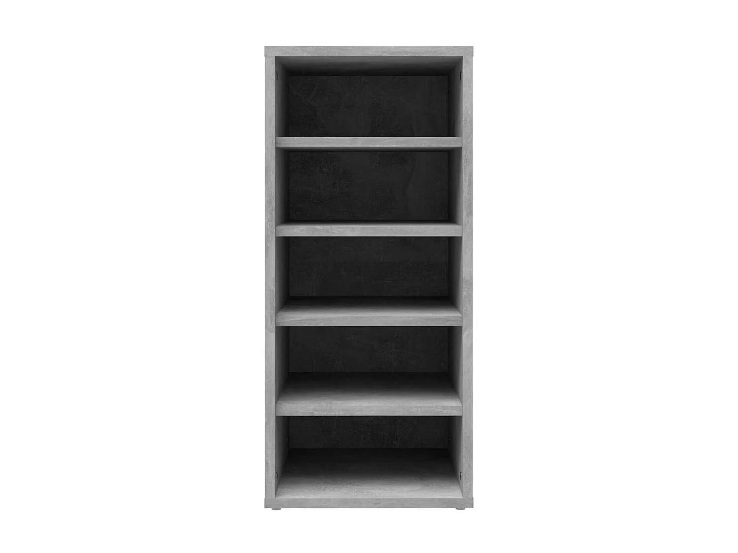 Armoire à chaussures Gris béton 31,5x35x70 cm Aggloméré