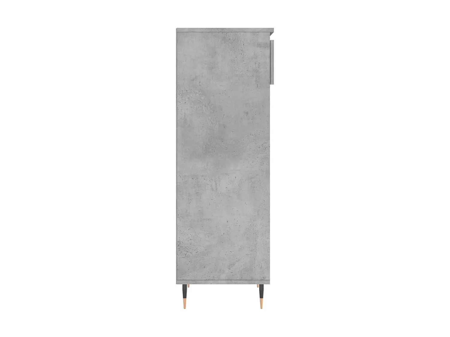 Armoire à chaussures Gris béton 40x36x105 cm Bois d'ingénierie