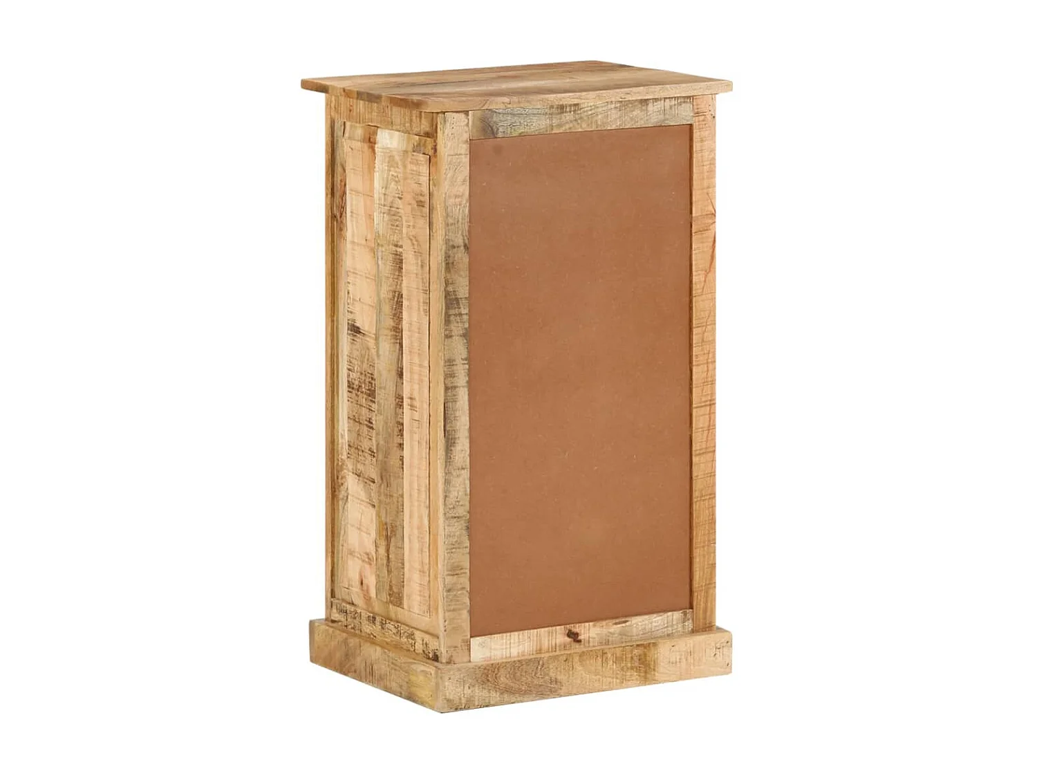 Armoire à chaussures 4 niveaux avec tiroir Bois manguier brut