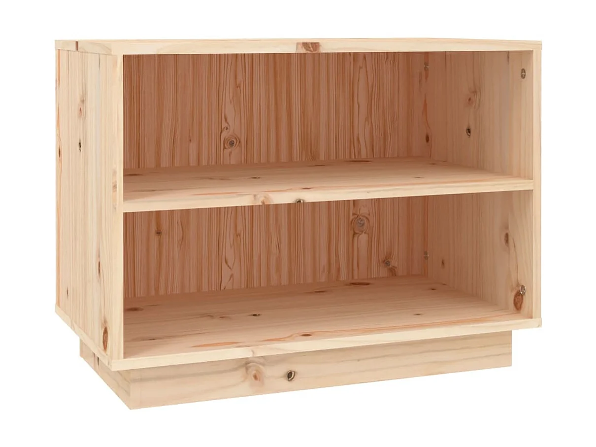 Schuhschrank 60x34x45 cm Massives Kiefernholz