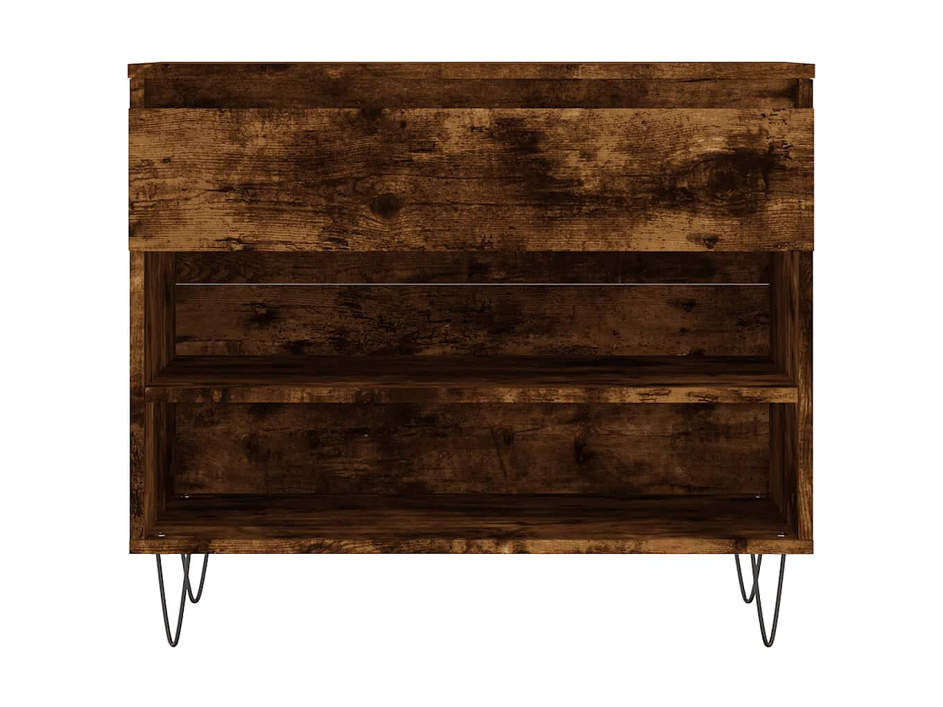 Armoire à chaussures Chêne fumé 70x36x60 cm Bois d'ingénierie