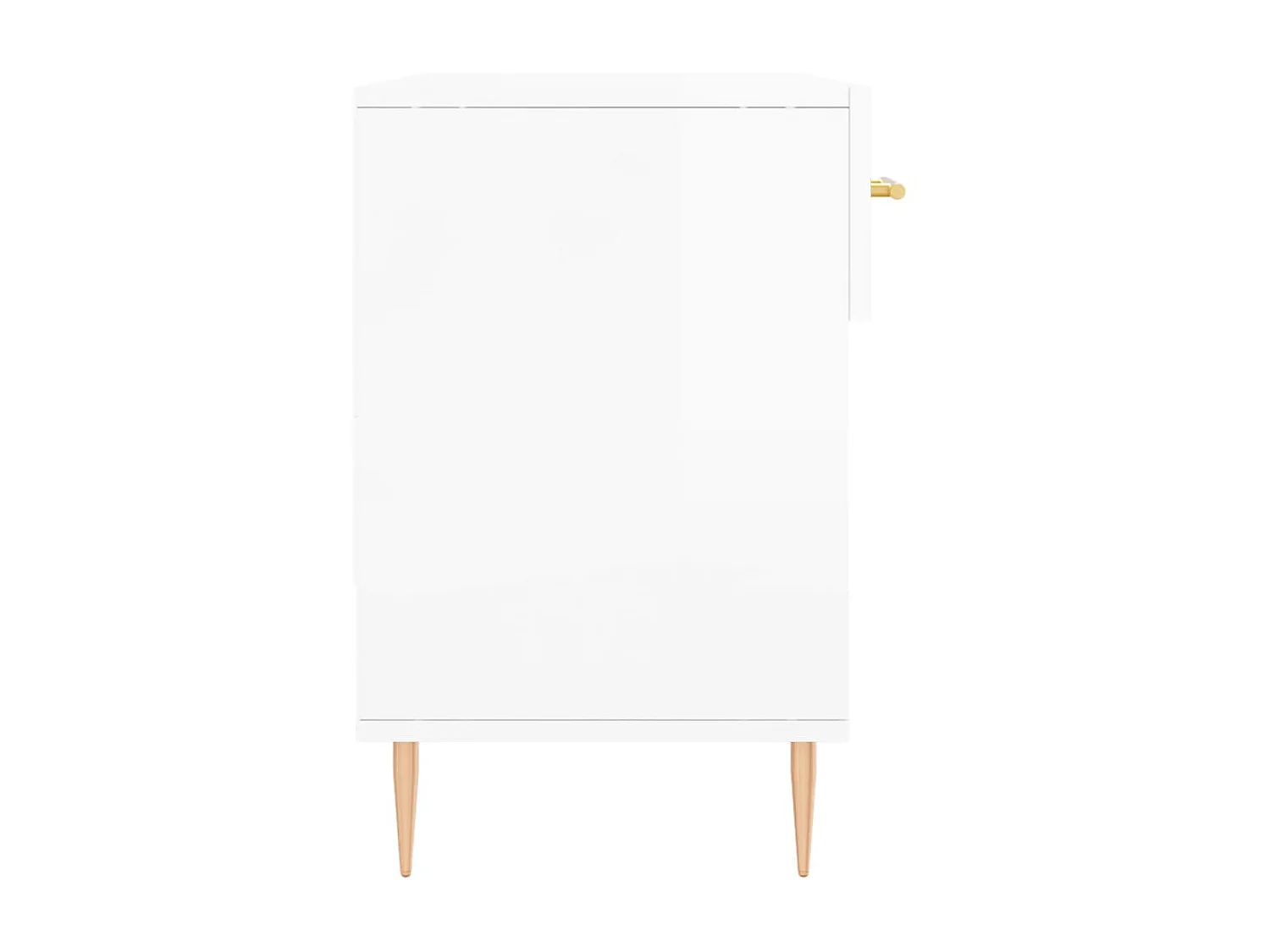 Banc à chaussures blanc brillant 102x35x55 cm bois d'ingénierie