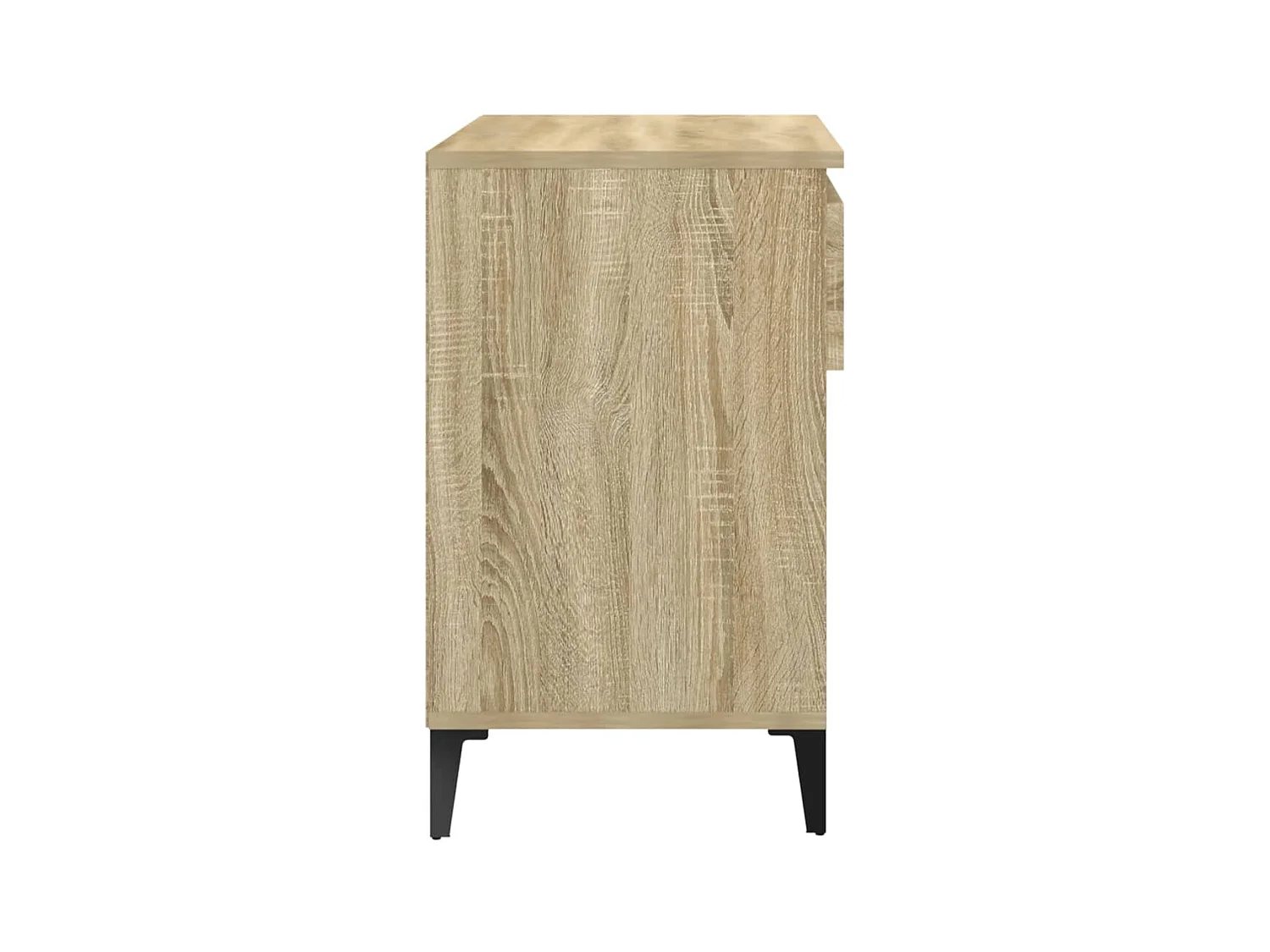 Schoenenkast Sonoma eiken 70x36x60 cm Bewerkt hout