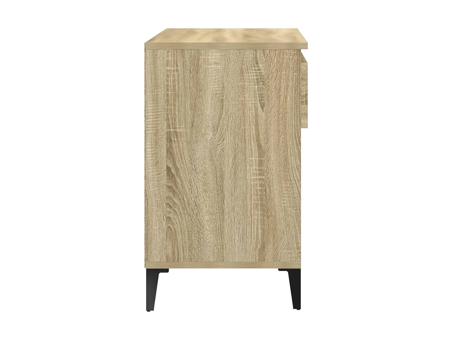 Schoenenkast Sonoma eiken 70x36x60 cm Bewerkt hout