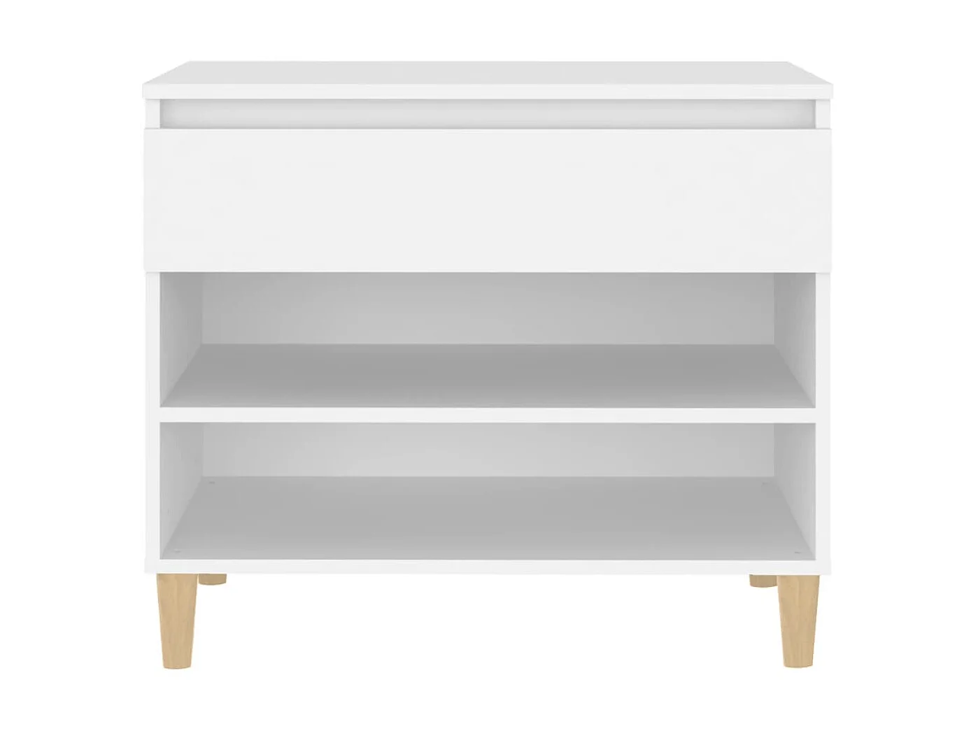 Armoire à chaussures Blanc 70x36x60 cm Bois d'ingénierie