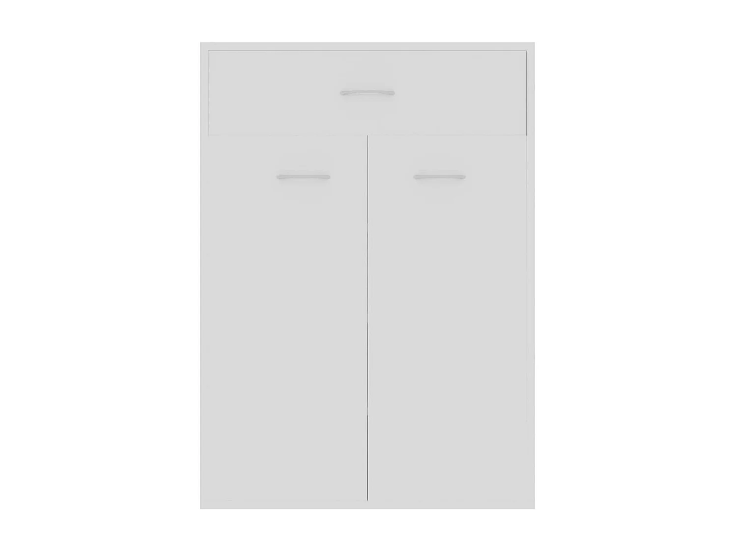 Sapateira Branco 60x35x84 cm Madeira trabalhada