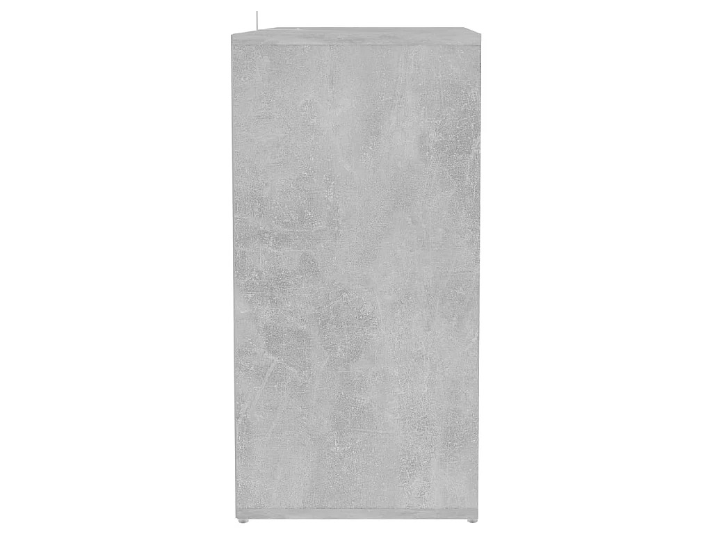 Schoenenkast Betongrijs 60x35x70 cm Spaanplaat