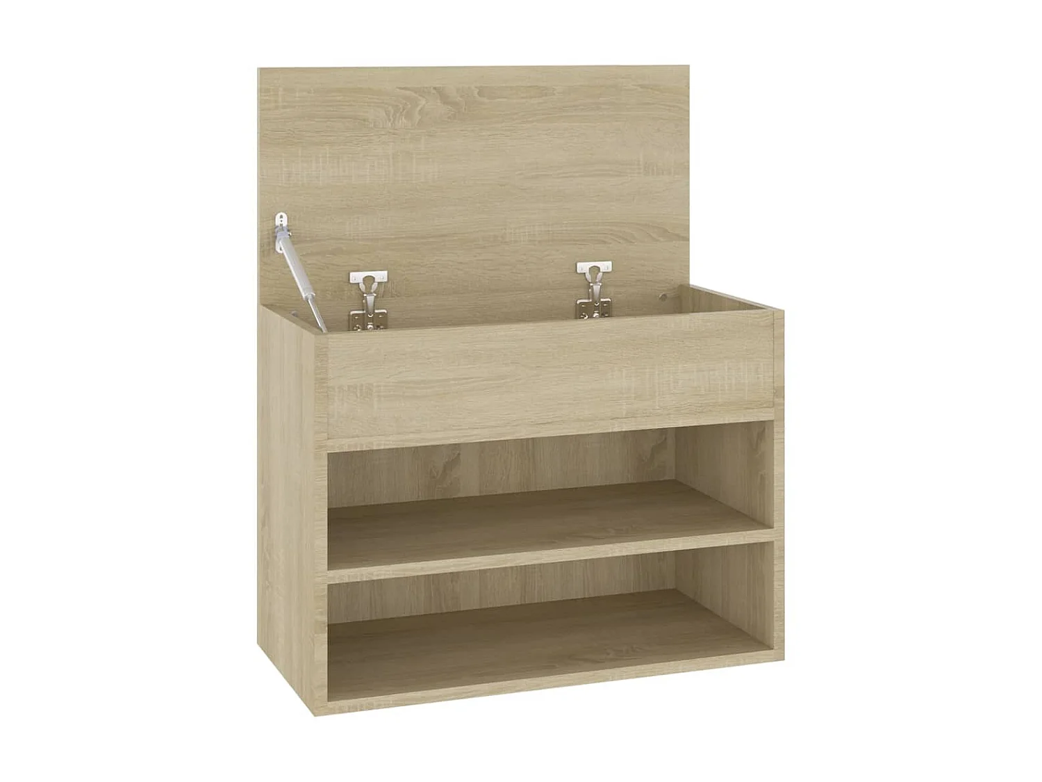 Banc à chaussures Chêne sonoma 60x30x45 cm Aggloméré