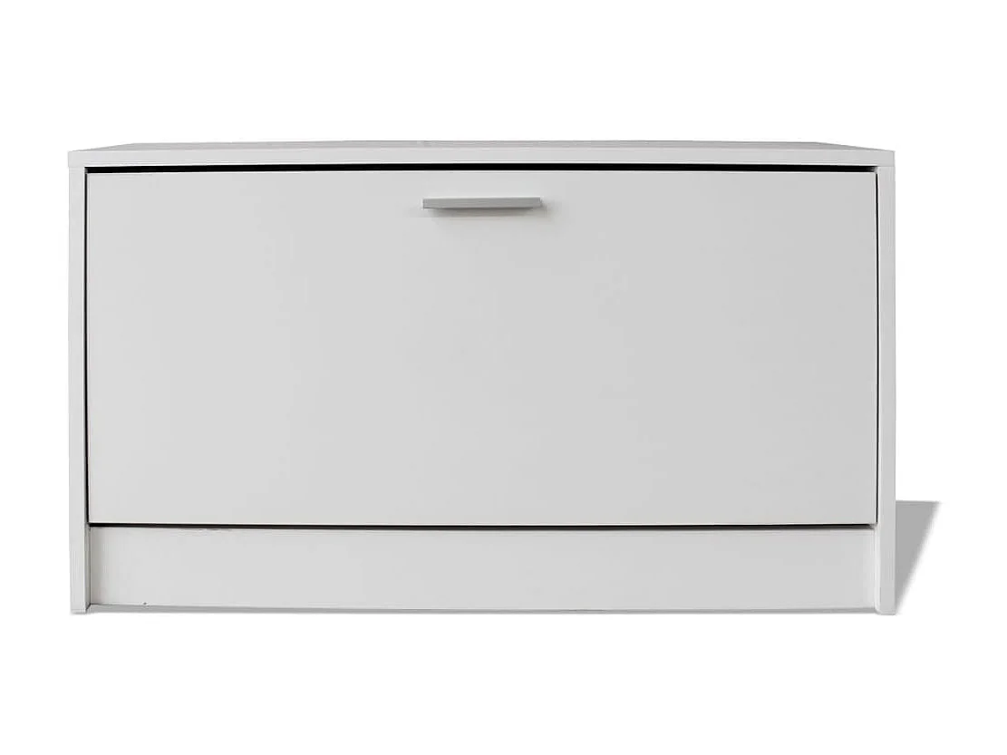 Panca per scarpe 80 x 24 x 45 cm Bianca