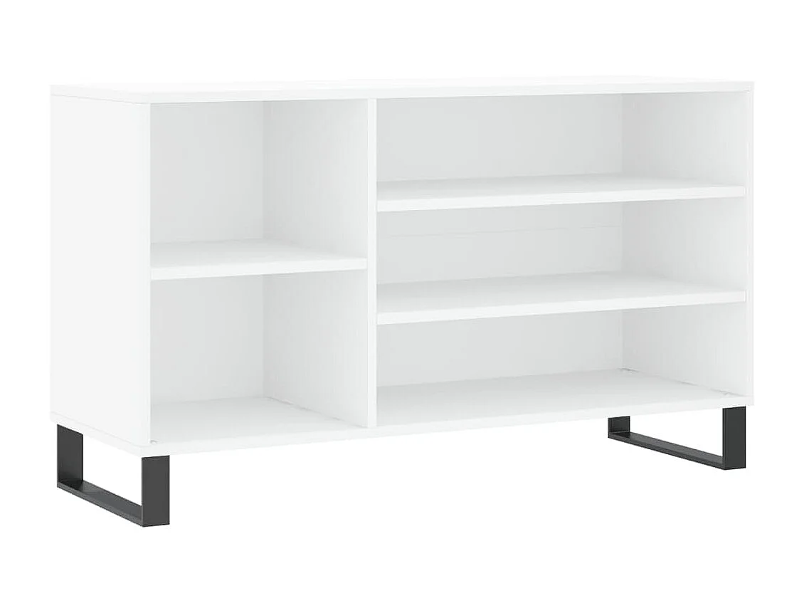 Armoire à chaussures Blanc 102x36x60 cm Bois d'ingénierie