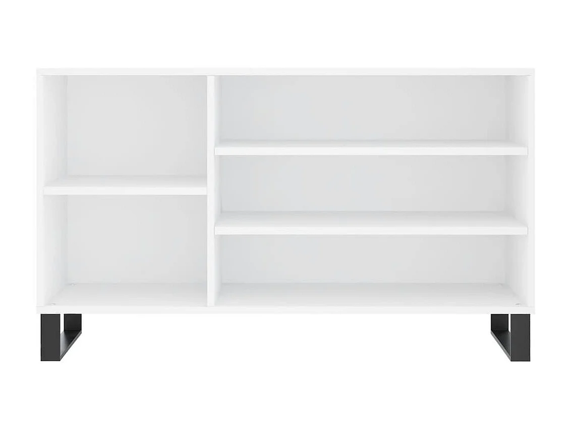 Armoire à chaussures Blanc 102x36x60 cm Bois d'ingénierie