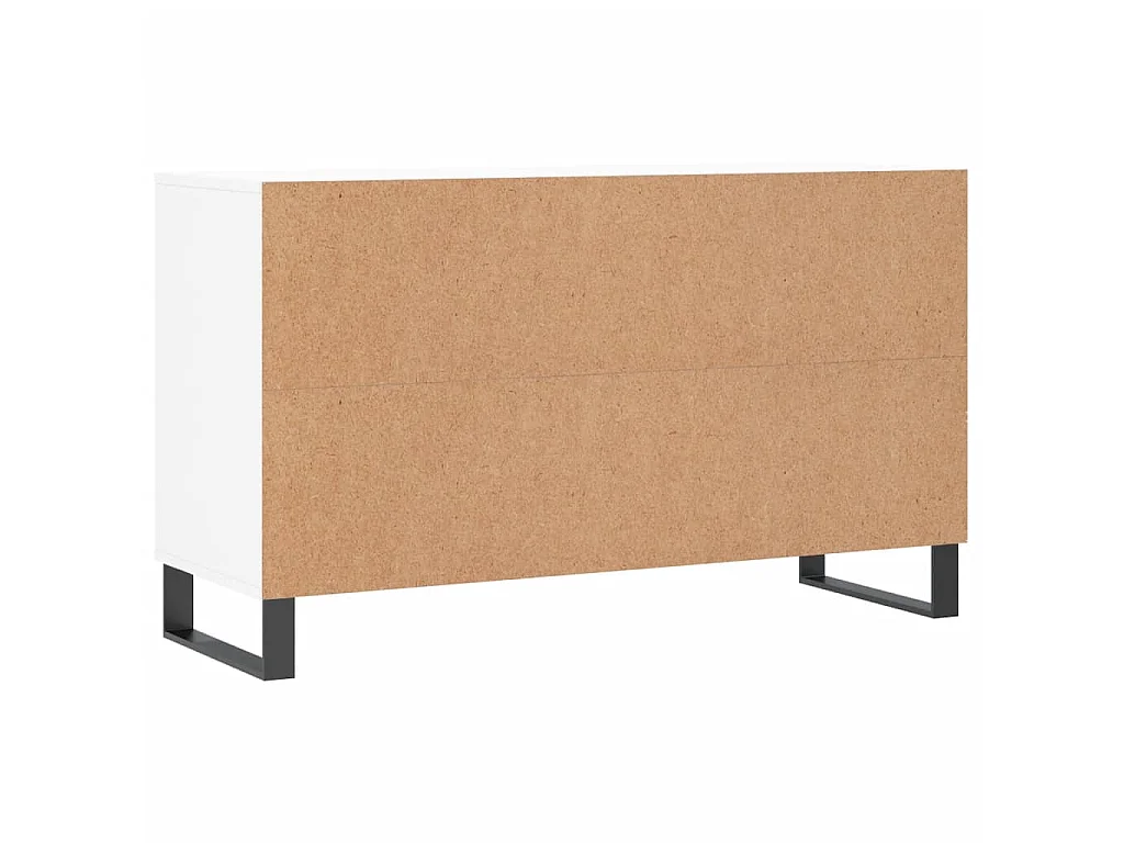 Armoire à chaussures Blanc 102x36x60 cm Bois d'ingénierie