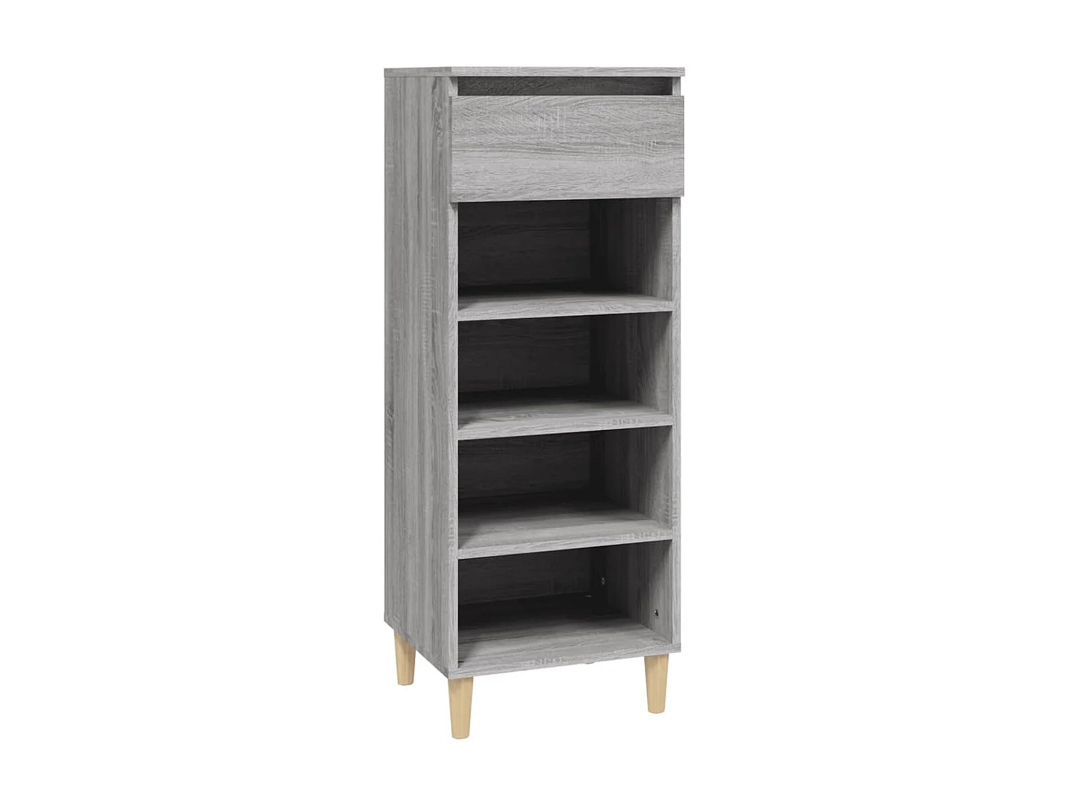 Armoire à chaussures Sonoma gris 40x36x105 cm Bois d'ingénierie