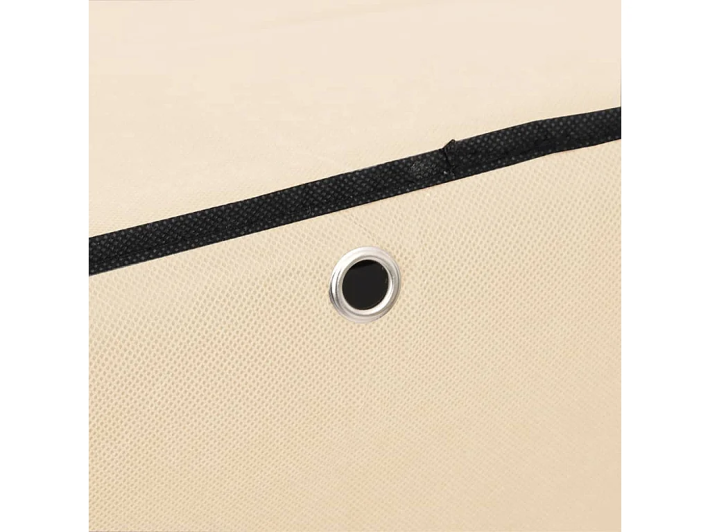 Scarpiera beige 60x28x90 cm Tessuto