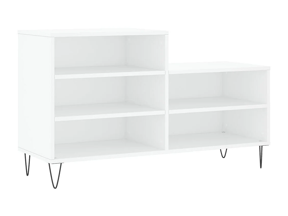 Armoire à chaussures Blanc 102x36x60 cm Bois d'ingénierie