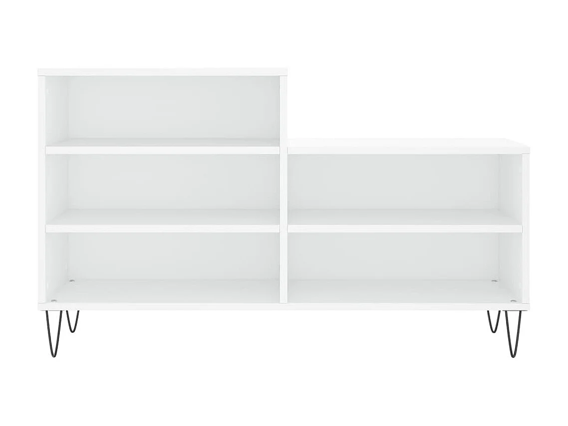 Armoire à chaussures Blanc 102x36x60 cm Bois d'ingénierie