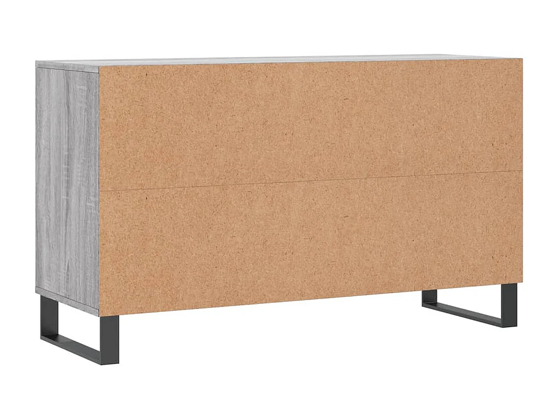 Sonoma schoenenkast grijs 102x36x60 cm Bewerkt hout