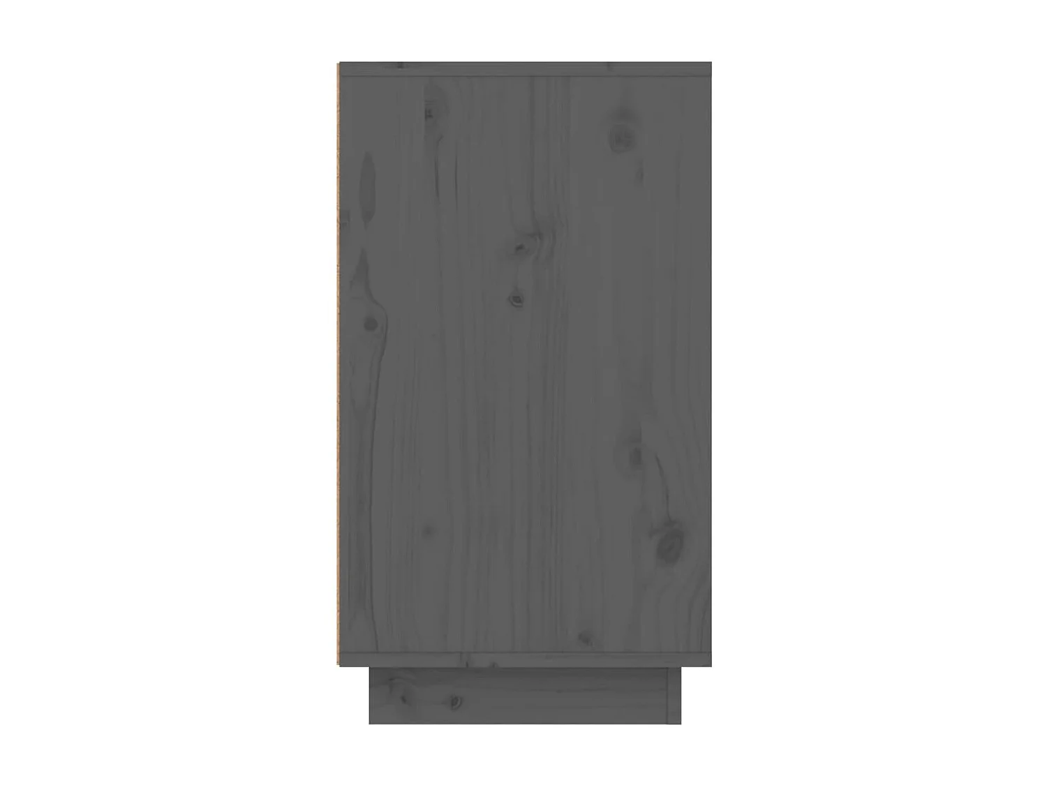 Sapateira Cinza 110x34x61 cm Madeira maciça de pinho