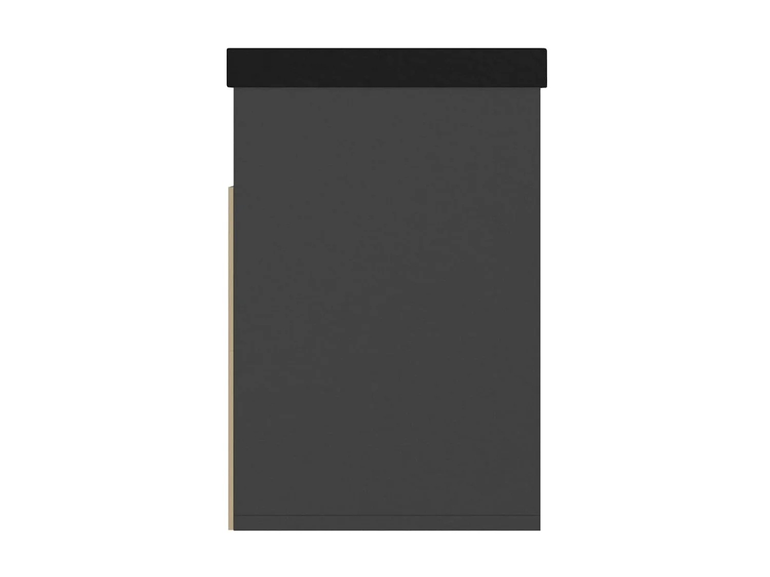 Banc à chaussures avec coussin Gris 80x30x47 cm Aggloméré