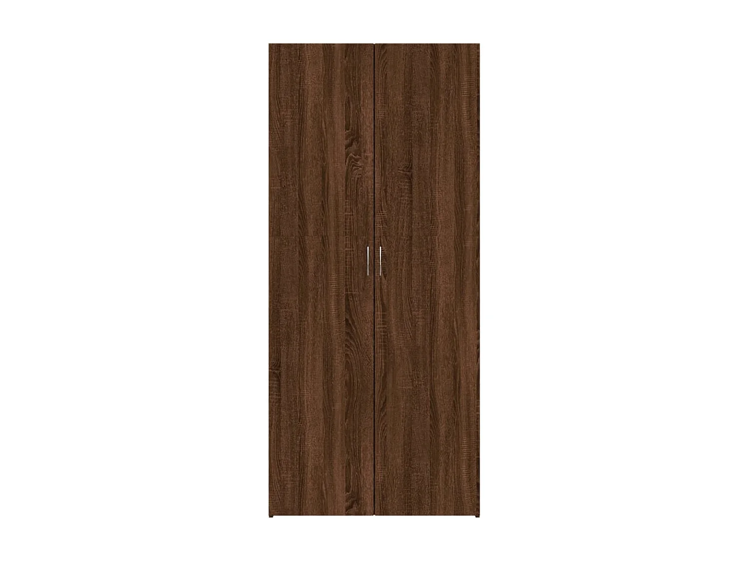 Schuhschrank Braune Eiche 80x35,5x180cm Holzwerkstoff