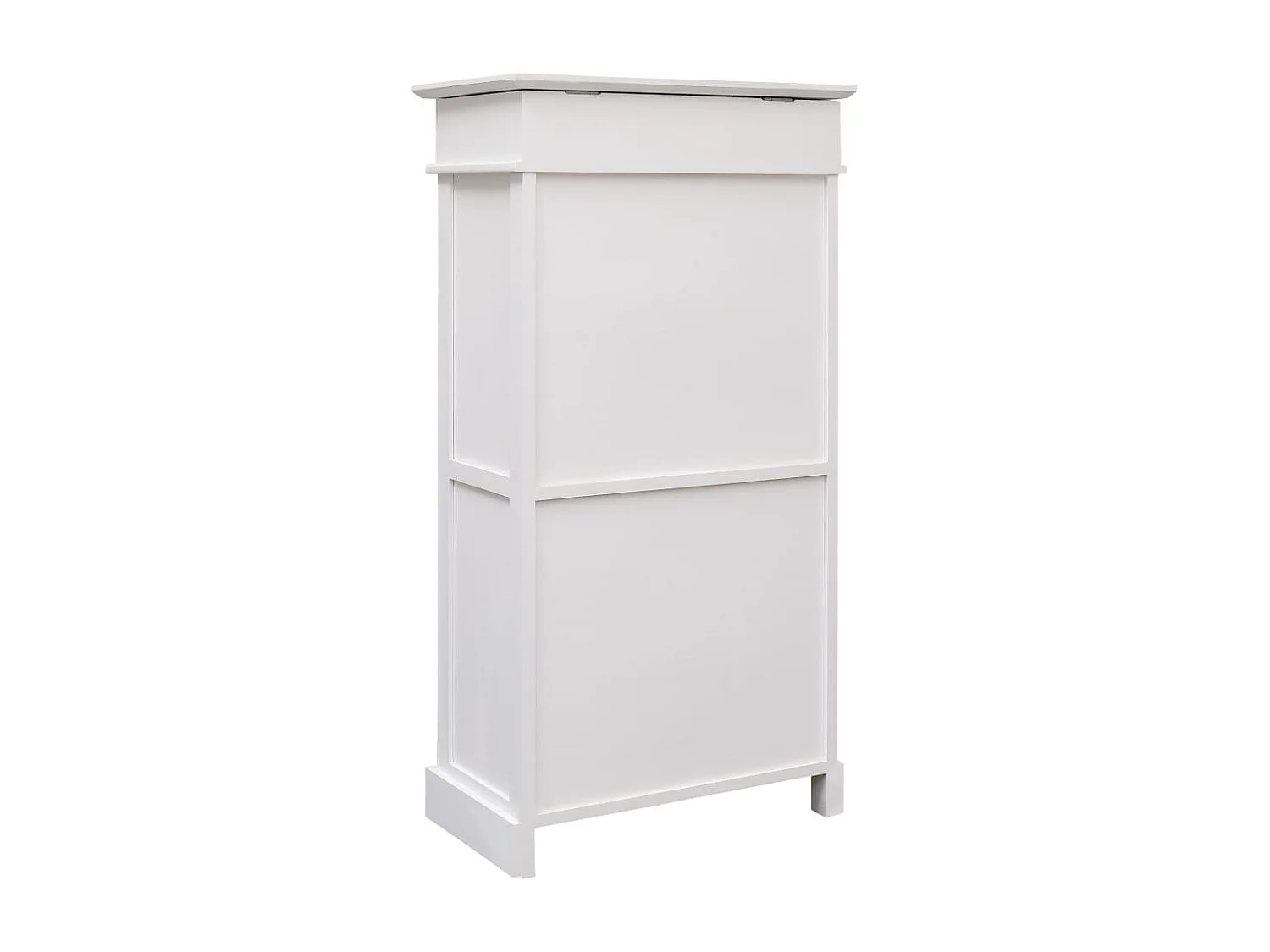 Armoire à chaussures Blanc 50 x 28 x 98 cm Bois de Paulownia