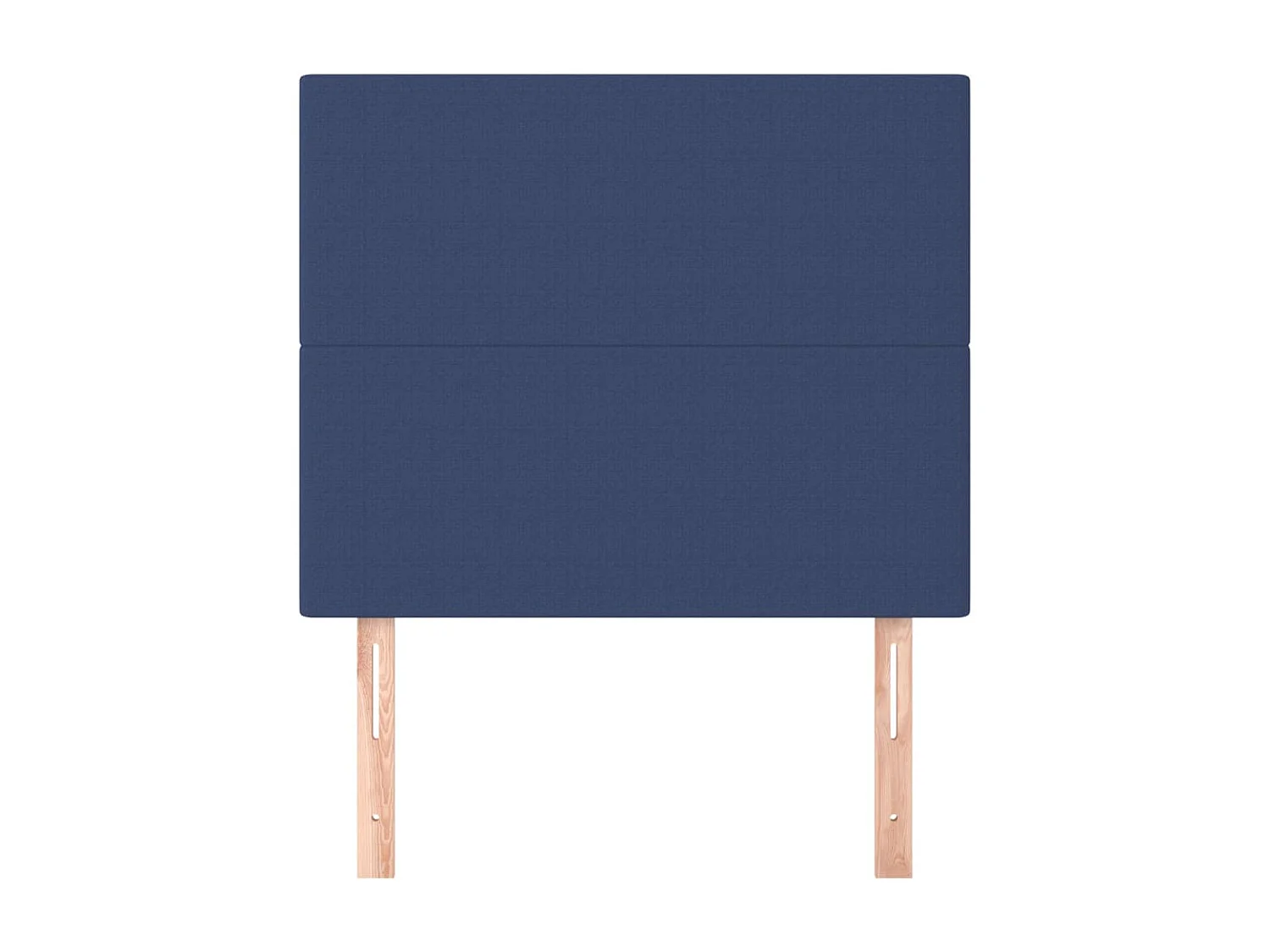 Têtes de lit 2 pcs Bleu 90x5x78/88 cm Tissu