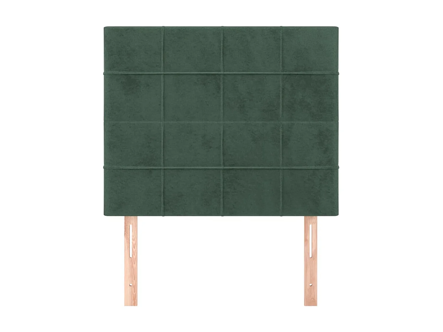 Têtes de lit 2 pcs Vert foncé 80x5x78/88 cm Velours