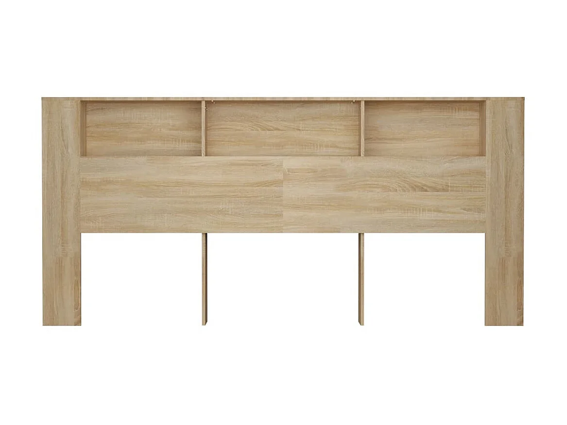 Armoire de tête de lit Chêne sonoma 220x18,5x104,5 cm