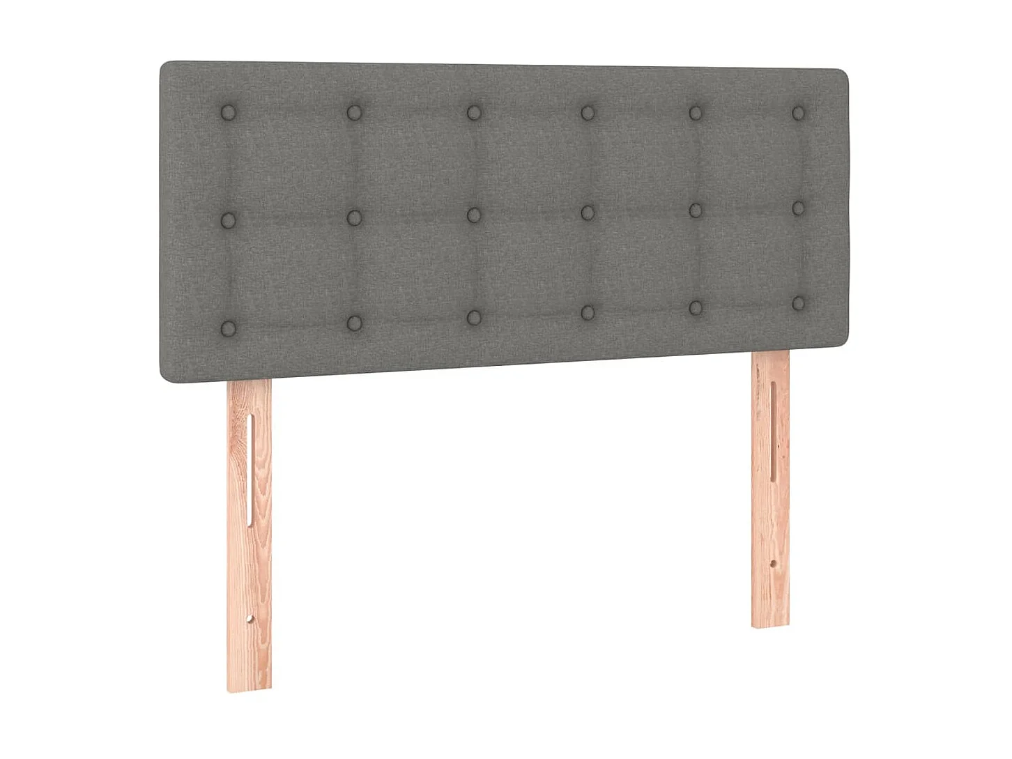 Tête de lit Gris foncé 80x5x78/88 cm Tissu