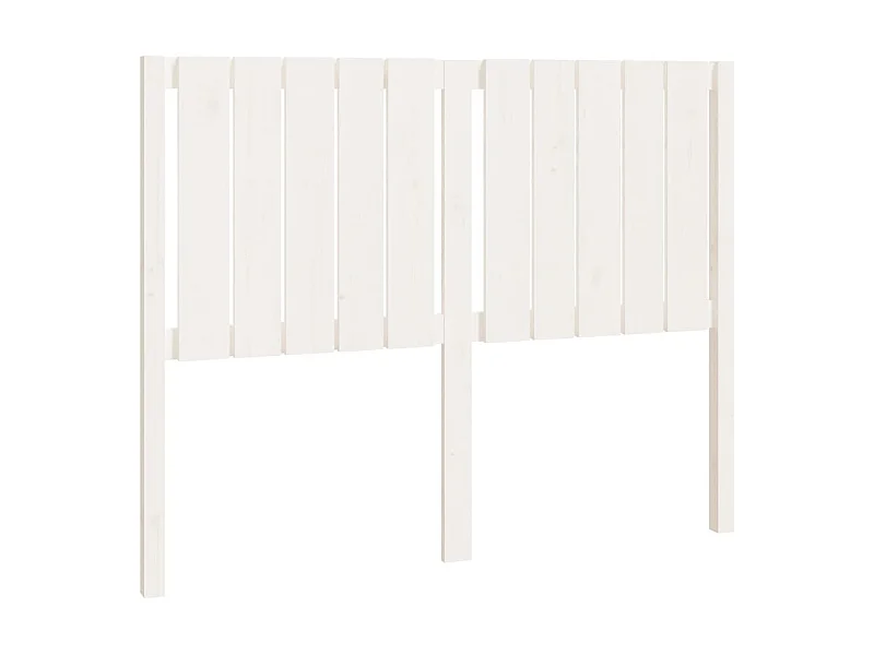 Tête de lit Blanc 125,5x4x100 cm Bois massif de pin