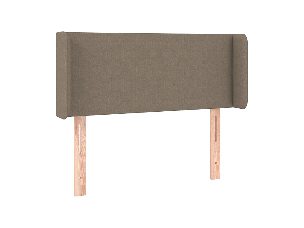 Tête de lit avec oreilles Taupe 83x16x78/88 cm Tissu