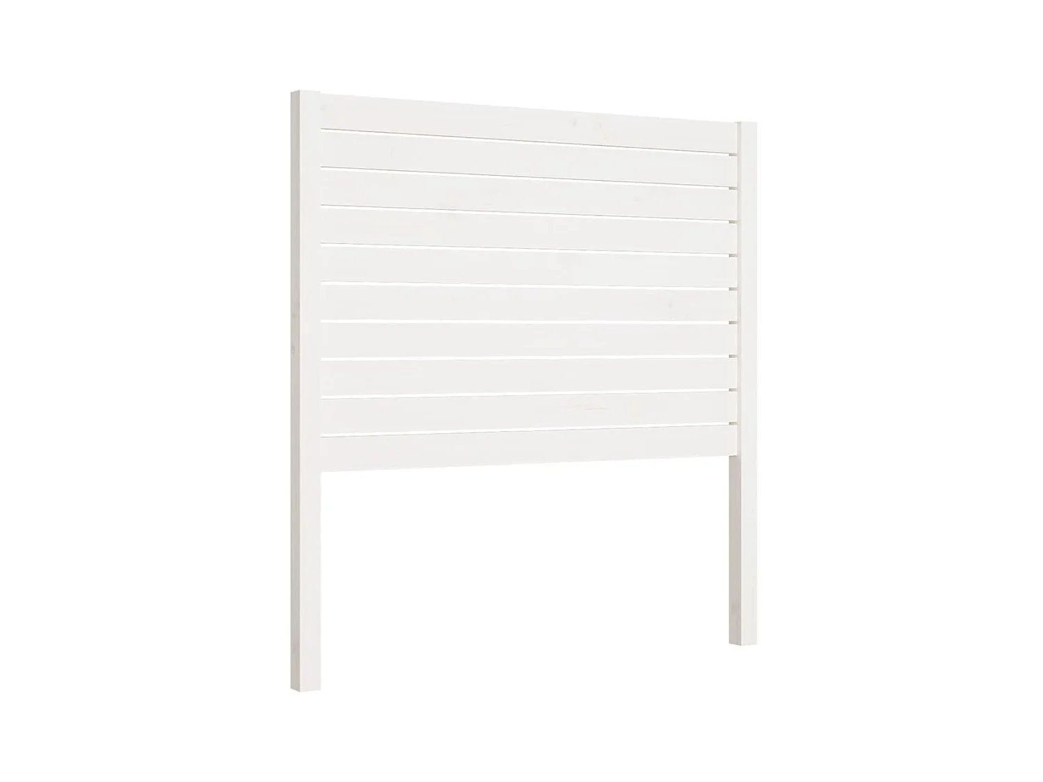 Tête de lit Blanc 96x4x100 cm Bois massif de pin