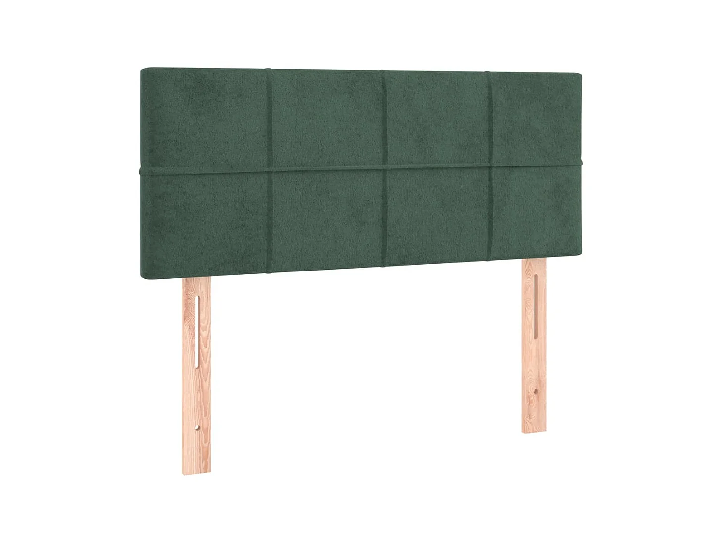 Tête de lit Vert foncé 90x5x78/88 cm Velours