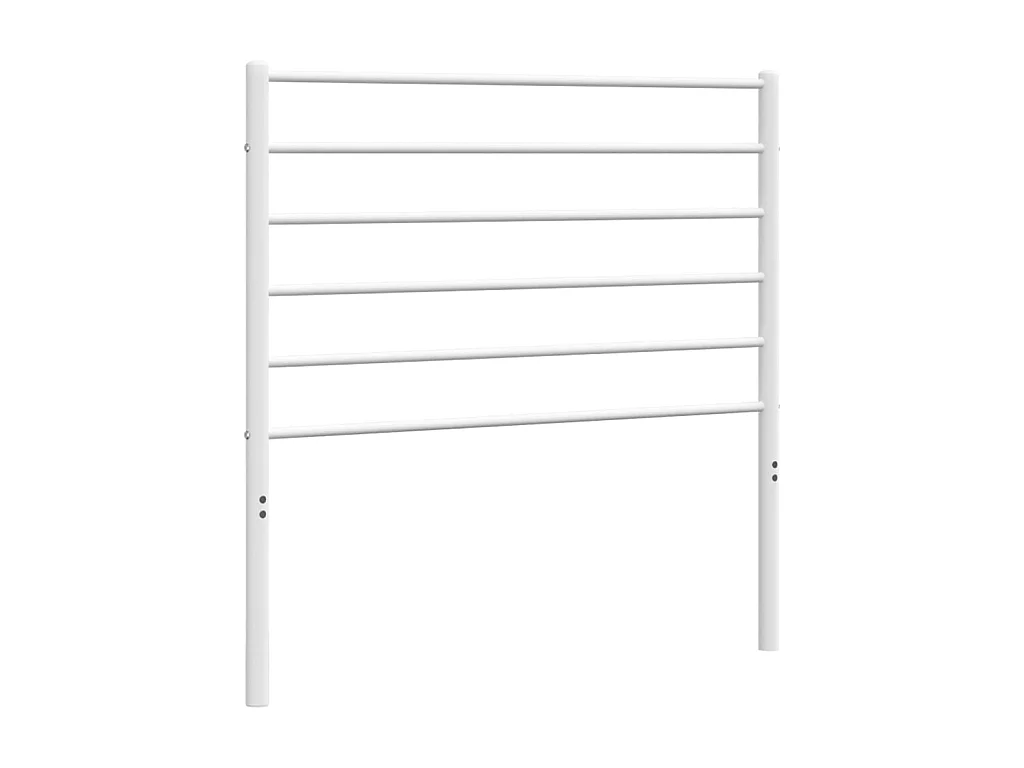 Tête de lit métal blanc 80 cm