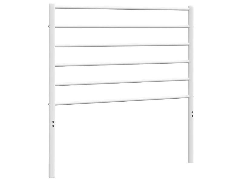 Tête de lit métal blanc 80 cm