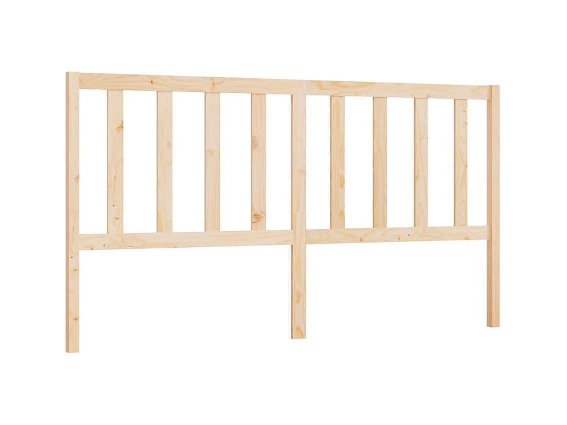 Tête de lit 206x4x100 cm Bois massif de pin