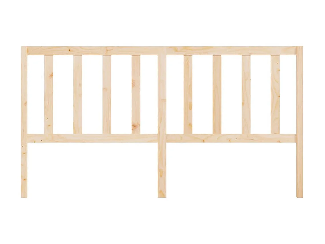 Tête de lit 206x4x100 cm Bois massif de pin