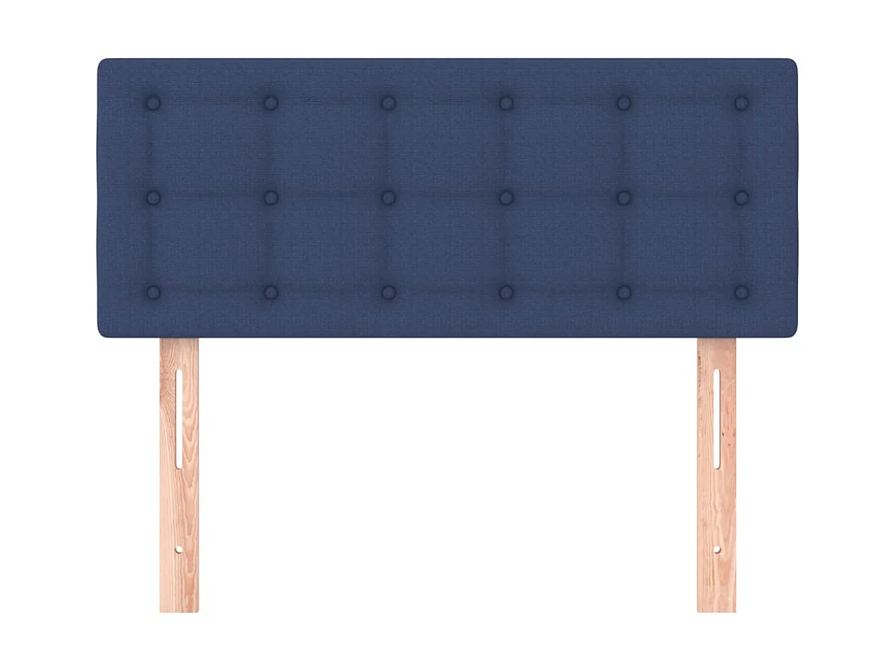 Tête de lit Bleu 100x5x78/88 cm Tissu