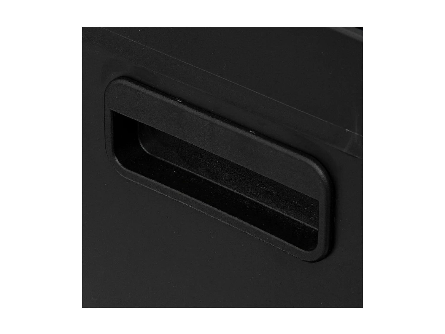 Poubelle de Tri sélectif en métal Noir 2 bacs de 30 Litres ouverture à pédale