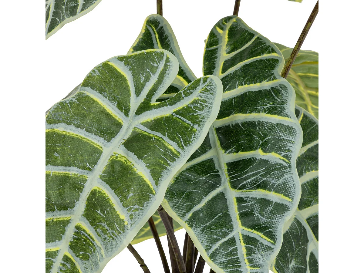 Plante artificielle Alocasia dans Pot en Terre cuite H 43 cm