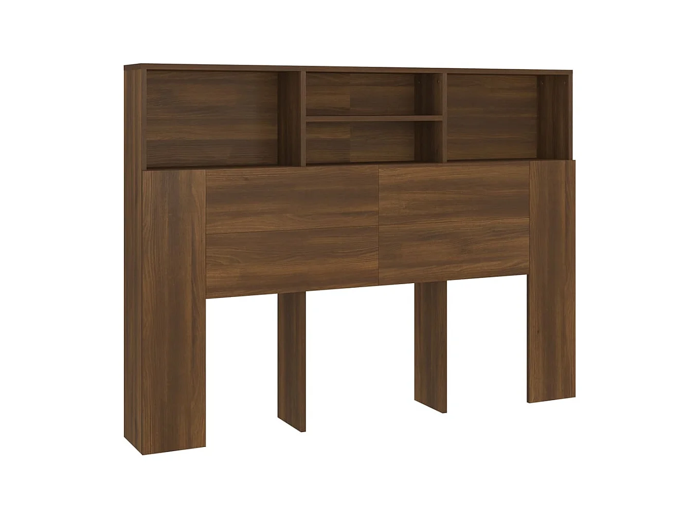 Armoire de tête de lit Chêne marron 140x19x103,5 cm