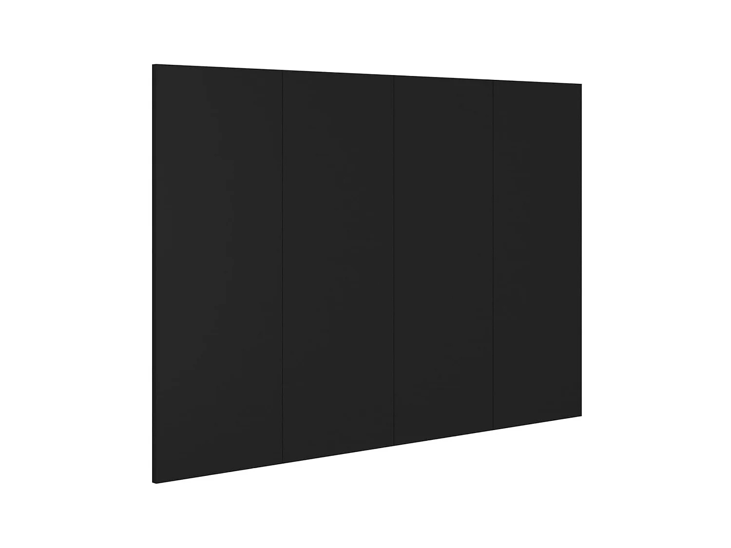 Tête de lit Noir 120x1,5x80 cm Bois d'ingénierie