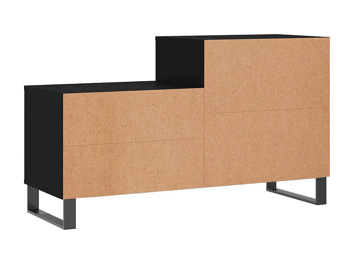 Armoire à chaussures Noir 102x36x60 cm Bois d'ingénierie