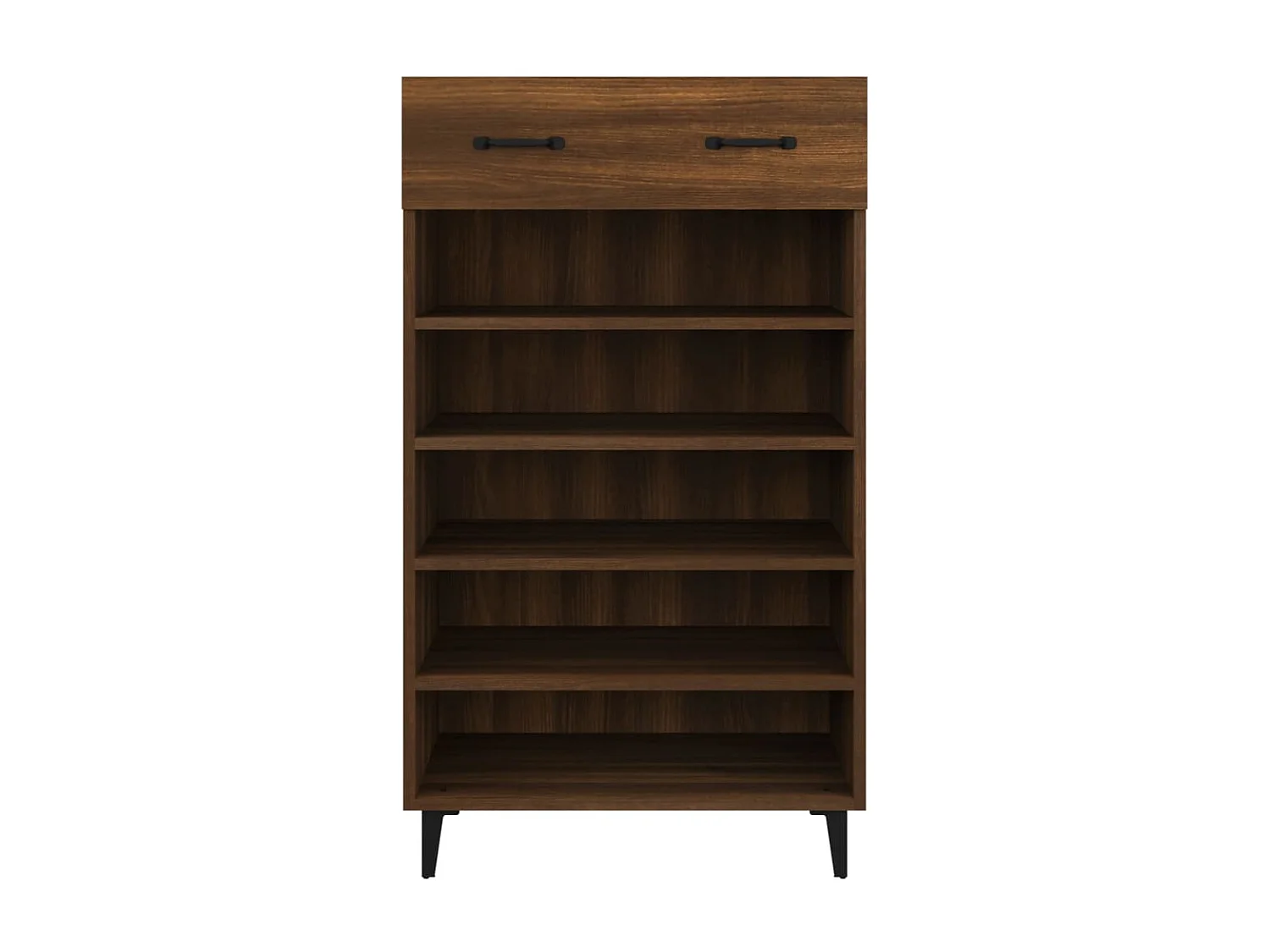 Schoenenkast Bruin eiken 60x35x105 cm Bewerkt hout