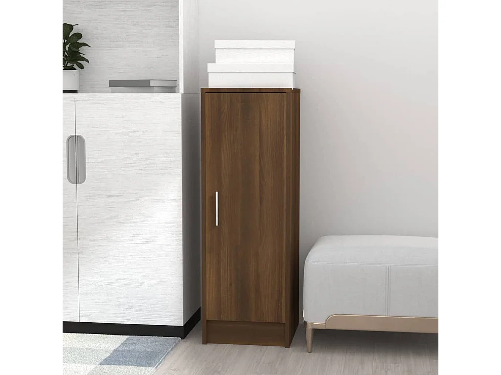 Meuble à chaussures Chêne marron 32x35x92 cm Bois d'ingénierie