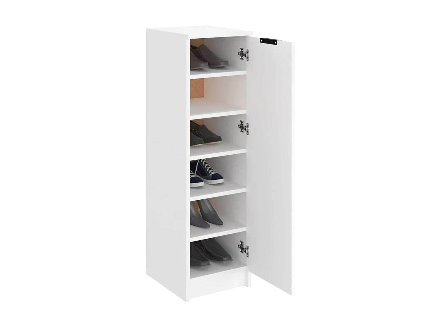 Armoire à chaussures Blanc 30x35x100 cm Bois d'ingénierie