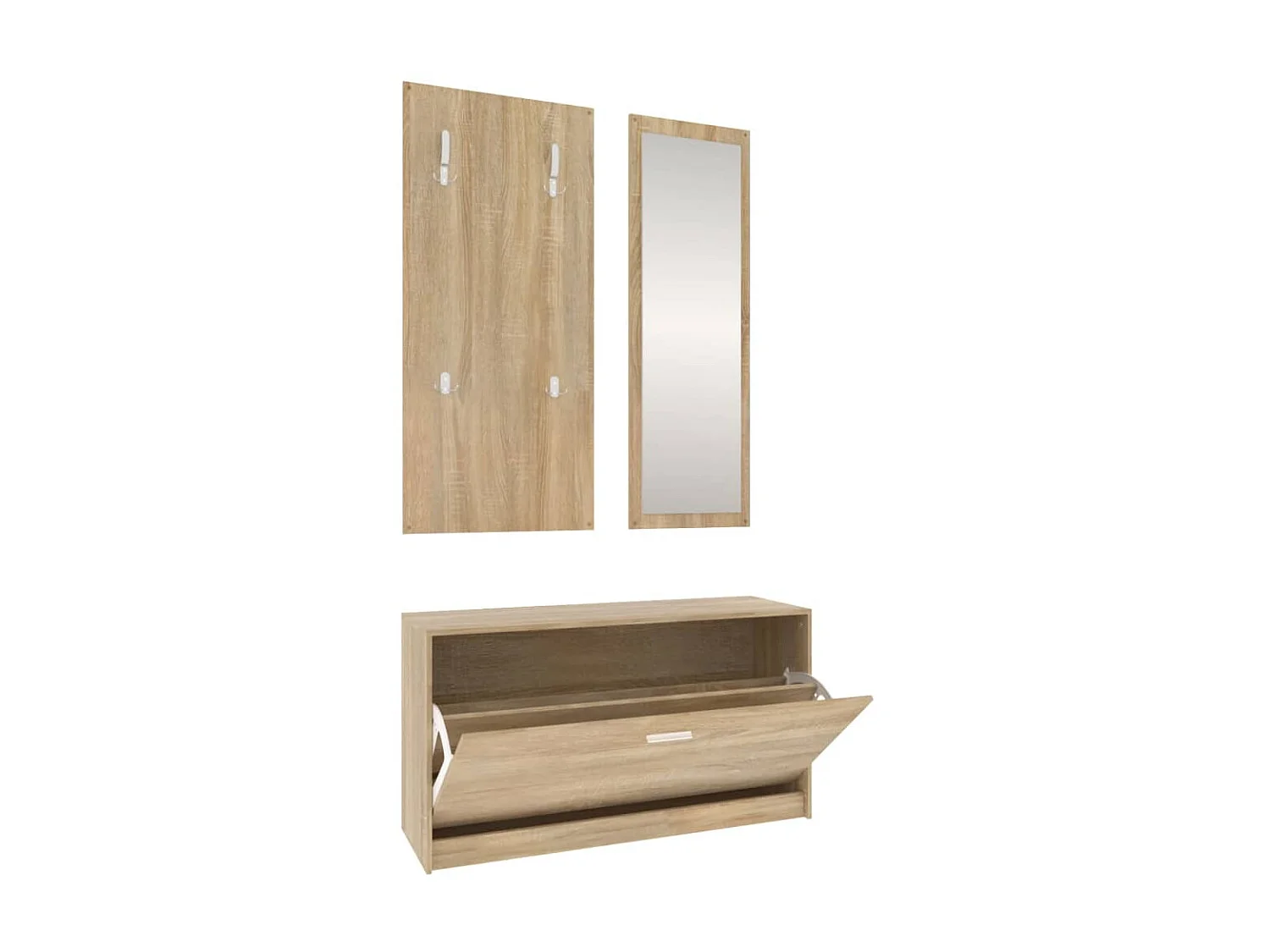 Set scarpiera 3 in 1 in quercia Sonoma