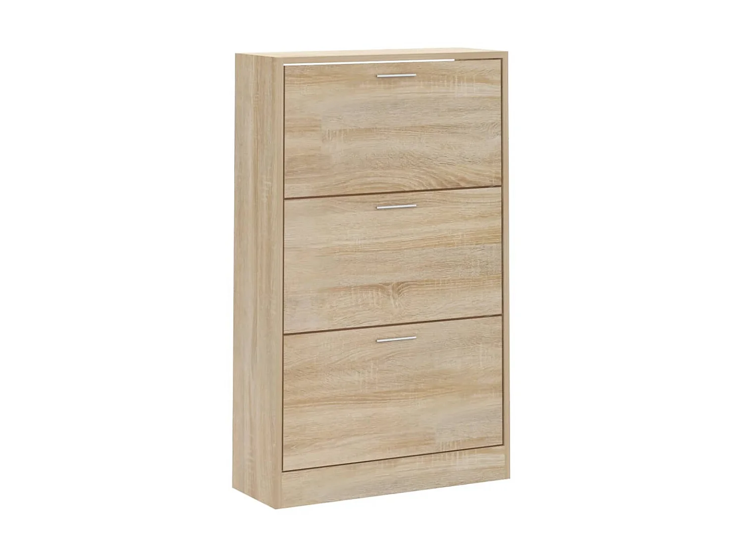 Sapateira carvalho Sonoma 63x24x103cm Madeira trabalhada