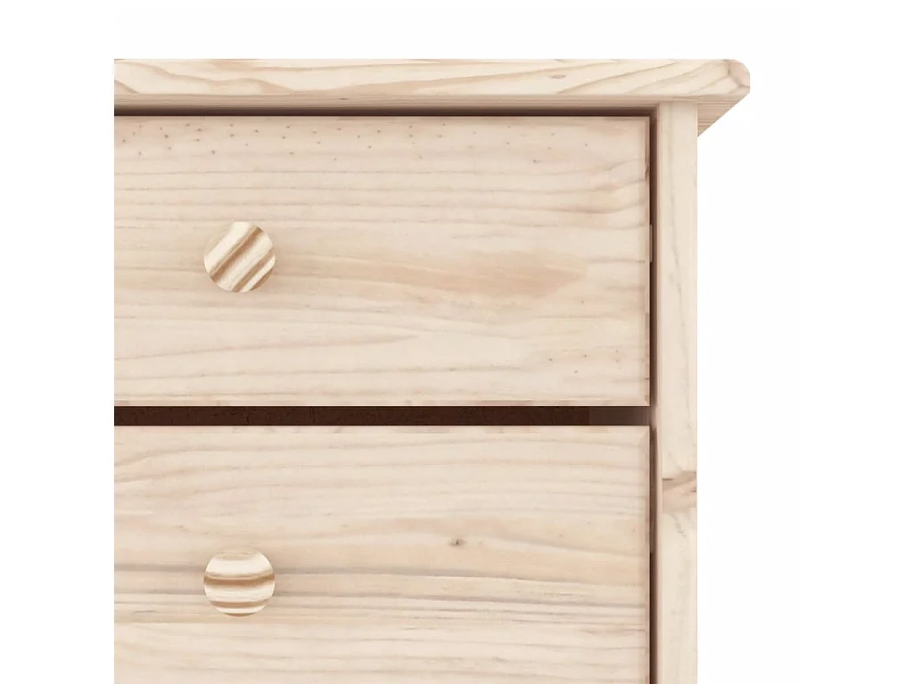 ALTA Schuhschrank 77x35x96 cm massives Kiefernholz