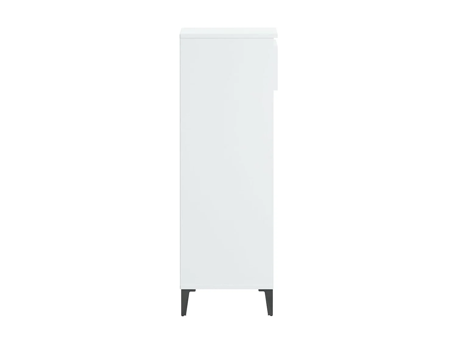 sapateira branco brilhante 40x36x105cm Madeira trabalhada